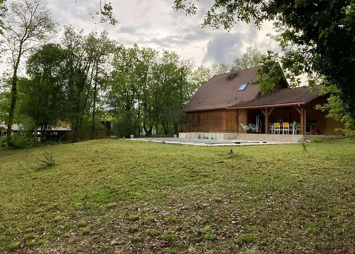 Сasa de vacaciones Familial Avec Piscine Privée Et Grand Jardin à Espech - Fr-1-828-1 *